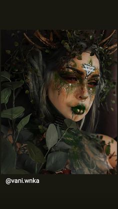 Elements Makeup, Celtic Otherworld, Class Photoshoot, Nature Goddess, Earth Goddess