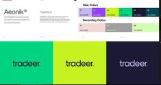 an image of a website page with different colors