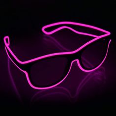 PRICES MAY VARY. plastic 【Eyecatcher in the Party】You must be stand-out in folks when you wear the led sunglasses in night.It is perfect for birthday party, Halloween, EDM, carnival 【Wireless-Free Your Hands to Dance】Get rid of heavy battery pack,wireless party glasses design frees your hand to dance without bothering by swinging wire 【Up to 3 Hours Play Time】Only one hour charge time can support 3 hours working time. Equiped with micro usb cable to conveniently charge it anywhere 【Single-button Light Up Glasses, Led Sunglasses, Glowing Glasses, Rave Glasses, Neon Rave, Rave Concert, Neon Bracelets, Led Party, Wireless Lights