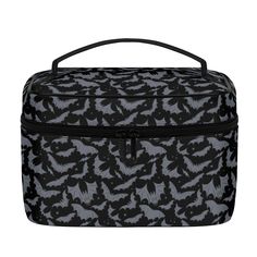 If you are spooky all year like me, then you need to Halloweenify your makeup accessories with this spooky gothic Halloween faux leather train style makeup case. Featuring my hand drawn Batty Bats  2023 pattern. You'll be the spookiest bat in the flock. Rock your spooky style with this bat-tastic Halloween makeup case.  PRODUCT DETAILS My cosmetic bags are the perfect spooky accessory for any ghoul that needs organization for their makeup, toiletries, small paranormal gear and so much more. Made of a textured faux leather material that is waterproof.  Features my hand drawn witchy illustrations of cauldrons, jack-o-lanterns, ghosts, crystal balls, candles, skulls, moons and more. Add a little magic to your travels or everyday storage with a spooky witchcore makeup bag.  + Faux Leather with Witchcore Makeup, Dr Room, Bat Makeup, Spooky Makeup, Gothic Stuff, 2025 Christmas, Spooky Stuff, Dream Bags, Spooky Style