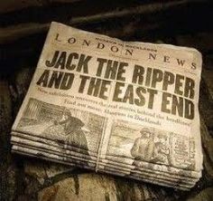 newspapers stacked on top of each other with the caption jack the ripper and the east end