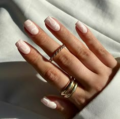 Nail Vibes, Boho Nails, Squoval Nails, Cute Gel Nails