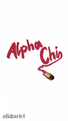 the words aloha chis written in red ink on a white paper background