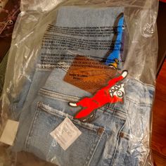 Brand New Ice Cream Designer Jeans. Blue With Multiple Color Patch Designs. Size 32 Skinny. Ice Cream Jeans, Cream Jeans, Patch Design, Designer Jeans, Multiple Color, Colored Jeans, Men's Jeans, Red And Blue, Mens Jeans