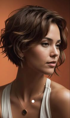 Short Wavy Haircuts, Wavy Haircuts, Haircut For Thick Hair, Modern Hairstyles, Short Hair Haircuts