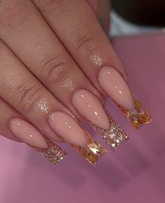 Curved Nails, Stylish Nails Designs, Classy Acrylic Nails, Nail Designs Glitter, Acrylic Nails Coffin Short