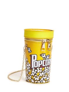 Olivia Mark - Bucket Design Chain Crossbody Bag Popcorn - Women Crossbody Bucket Design, Preppy Bags, Popcorn Bucket, Pu Leather Bag, Estilo Preppy, Style Preppy