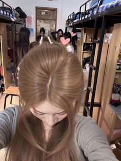 Chestnut Brown Hair Korean, Ash Bronze Hair, Brown Hair Colors Reddish, Coquette Hair Dye Ideas, Tan Asian Hair Color Ideas, Milky Ash Brown Hair, Hair Colors For Asian Skin Tone, Light Caramel Brown Hair Color, Hair Dye Ideas Korean