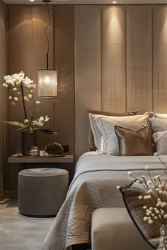 Beige Bedrooms, Beige Bedroom Ideas, Taupe Bedroom, Beige Bedroom Decor, Elegant Bedroom Decor, Sage Green Bedroom, Beige Bedroom, Bedroom Decor Cozy, Luxury Bedroom Master