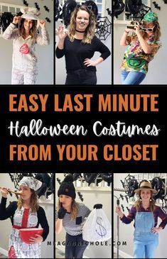 easy last minute halloween costumes from your closet