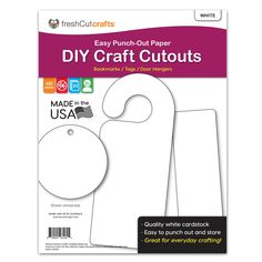 the crafty cutout company easy punch - out paper diy craft clouts