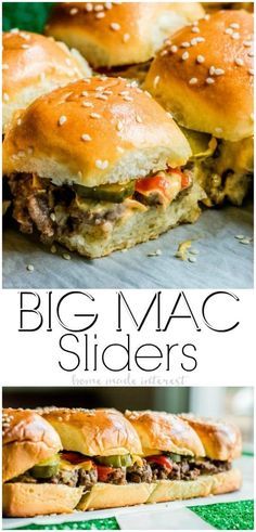 two different views of the big mac sliders