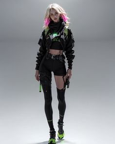 ArtStation - 223 | 4K Cyberpunk Techwear reference now in shop! Cool Cyberpunk Outfits, Cyberpunk High Fashion, Outfit Ideas Cyberpunk, Cyberpunk Fashion Futuristic Clothing, Urban Ninja Fashion, Cyberpunk Outfit Ideas, Cyberpunk Clothes Design