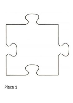 a piece of puzzle is shown with the missing pieces