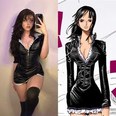 Nico Robin Water 7, Robin Outfit, One Piece Nico Robin, Robin Costume, Robin Cosplay, Easy Cosplay, Anime Cosplay Makeup, One Piece Cosplay, Holloween Costume