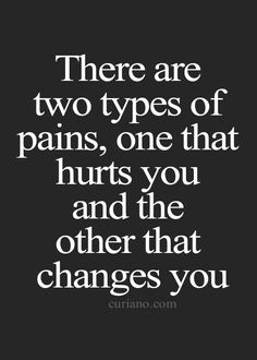 there are two types of pants, one that hurts you and the other that changes you