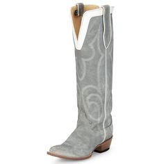 Justin Boots Women's Vintage Collection Verlie Dusty Blue 17 In Top Round Toe 1 5/8" Heel J-Flex Comfort System Insole VN4476 These Ladies Justin Vintage Boots are perfect for any girls night out! Tall Western Boot, Justin Boots Womens, Boot Companies, Vintage Suede, Rounded Toe Boots, Justin Boots, Stylish Boots, Western Boot, Vintage Boots