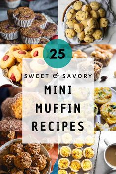 25 sweet and savory mini muffin recipes