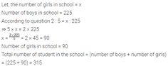 the number of girls in school is 2, 25 and 3, 20 as they are given