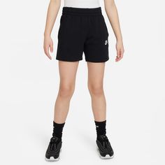 Club Francés Terry Sh Nike Sportswear Club Fleece, Shorts For Summer, French Terry Shorts, French Terry Fabric, Nike Kids, Comfy Fits, Summer Shorts, Nike Sportswear, Nike Logo