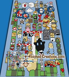 an image of a map with many different characters on it