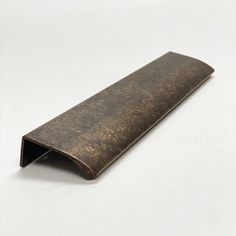 an old metal tube on a white background