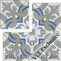 an image of decorative tiles with the words villa lazu tile