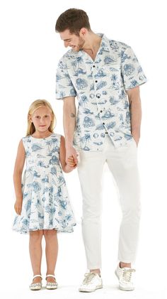 Miss Hawaii already? Keep the Hangover going! Another Hawaii Classic print matching outfit from Hawaii Hangover. This father and daughter matching set has our copyrighted Pink Panel Floral All over print and comes in 3 different colors. This shirt is made with 100% 100% Cotton, soft, silk like and yet low maintenance. As always, this shirt is well made with matching pocket on the left chest and coconut buttons. The shirt is packaged with an extra button for your convenience. The girl dress ... Luau Dance, Miss Hawaii, Dance Shirt, The Hangover, Vintage Tropical, Father And Daughter, Dance Shirts, Matching Outfit, Shirt Detail