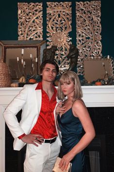 Scarface And Wife Costume, Scarface Halloween Costume Couple, Tony Montana Halloween Costume, Tony And Elvira Costume, Tony Montana And Elvira Costume, Scarface And Elvira Costume, Elvira Hancock Costume, Scarface Couple Costume, Scarface Halloween Costume