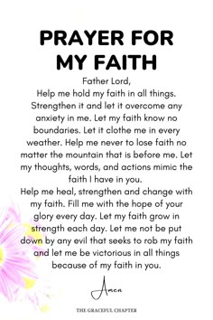 a poem written in the language of prayer for my faith