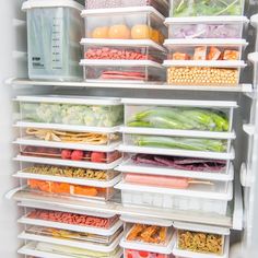 Food Storage Organizer Container with Lid - Wnkrs Flat Organization, Freezer Organization, Food Storage Organization, Freezer Storage, Fridge Storage, Kitchen Organisation, Refrigerator Organization, Refrigerator Storage, Food Box