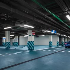 Urban parkings that evolve Carpark Aesthetic, Fuel Station Design, Parking Lot Signage, Underground Parking Lot, Urban Design Competition, Fuel Station, Underground Garage, Underground Parking