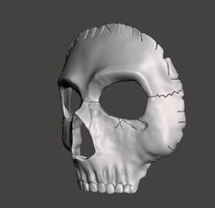 Ghost Mask Call Of Duty, Mw2 Ghost, Ghost Mask, 3d Printer Files, Call Of Duty, 3d Printer, Ghost, Printer, Mask