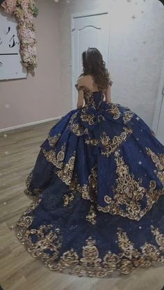 Quince Dresses Blue, Charro Quinceanera Dresses