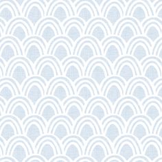 a blue and white wallpaper with wavy lines