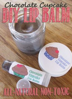 All-Natural Chocolate Cupcake Lip Balm Recipe - Bren Did Kids Lip Balm, Lip Balm Diy, Coffee Facial, Lip Balm Recipe, Balm Recipe, Nintendo Console