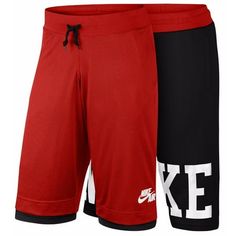 The Nike Air Reversible Pick-Up Game Men's Shorts feature mesh fabric on one side and soft cotton on the other for two great looks and a comfortable fit with enhanced airflow. Color: Black.  Gender: male.  Age Group: adult. Nike Mens, Up Game, Cotton On, Men's Shorts, Mesh Fabric, Red Color, Mens Shorts, Nike Men