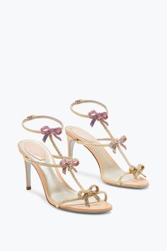 Pink Evening Sandals, Elegant Luxury Lace-up Sandals With Sculpted Heel, Bridal Sandals Heels Indian Pink, Fashion Shoes Heels, Shoes Heels Classy, Rose Beige, Jeweled Sandals, Outfit Shop, Heels Classy