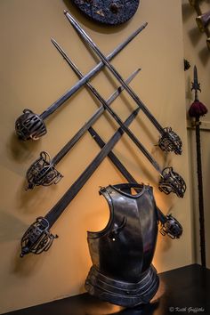 Medieval House Decor, House Armory, Armory Room, Inveraray Castle, Castle Scotland, How To Hang, Cool Swords, Arm Armor