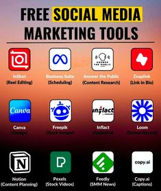 the top social media marketing tools