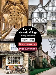 the cover of an article about historic village harry potter down town abley and pride & pride