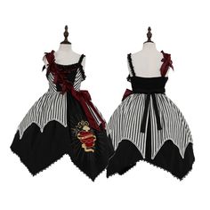 A dress, jumper skirt, and apron that makes you feel like a witch living in a Western-style mansion. It is decorated with gorgeous embroidery, and the graceful skirt part that spreads out gives an elegant impression. Try wearing it with a mysterious and dark atmosphere. 
 
 ＜Item＞ 
 
 One Piece 
 Jumper skirt 
 Apron (black/ivory) 
 
 
 ＜Size＞ 
 
 One Piece 
 
 XS size 
 
 Length: 97cm 
 Upper body length: 36cm 
 Shoulder width: 31.5cm 
 Bust: 86cm 
 Waist: 66cm 
 Sleeve length: 65cm 
 
 S size Dark Atmosphere, Skirt Apron, One Piece Jumper, Jumper Skirt, Gothic Dress, A Witch, Upper Body, Spreads, Western Fashion