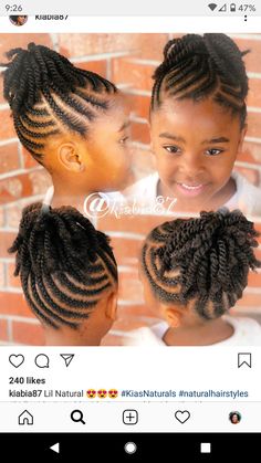 Cornrows Kids Girl Hairstyles, Black Kid Braid Styles, Toddler Cornrow Styles Kid Hairstyles, Natural Braid Styles For Kids, Cornrows Natural Hair For Kids, Braids For Kids Natural Hair, Kids Natural Hairstyles Braids, Twist Styles For Kids, Scalp Braids For Kids