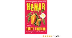 a book cover with three mangos hanging from it's sides and the title, honor