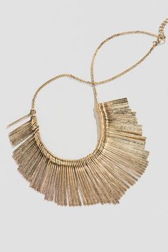 Just bought this yesterday! So perfect to edge up my outfits a bit Blouse Leggings, Jewerly Bag, Layered Gold Necklaces, Run The Jewels, Fringe Necklace, Gold Necklace Women, Gold Necklace Layered, Scarf Jewelry, Clothing Dresses