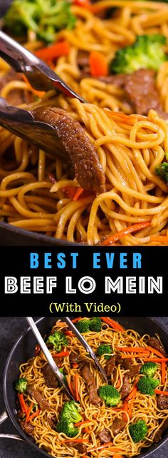 the best ever beef lo mein with video