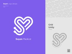 two logos for the san diego university medical center, and an image of a heart shaped knot