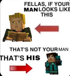 Mine lol ,(#mcsm #minecraftstorymode #Lukas #jesse #jesakas #mlm #gay #queer #meme #silly) Silly Images, Your Man, Fun Games