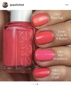 Cherry Crush, Essie, Nailed It, Hair And Makeup, Nail Colors, Hair Makeup, Nail Polish, High Waisted