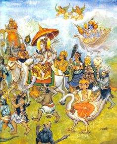 Shiva Marriage, Shiv Vivah, Jai Mahadev, Shiv Mahadev, Hindu Gods And Goddesses, Divine Art, Pagan Gods